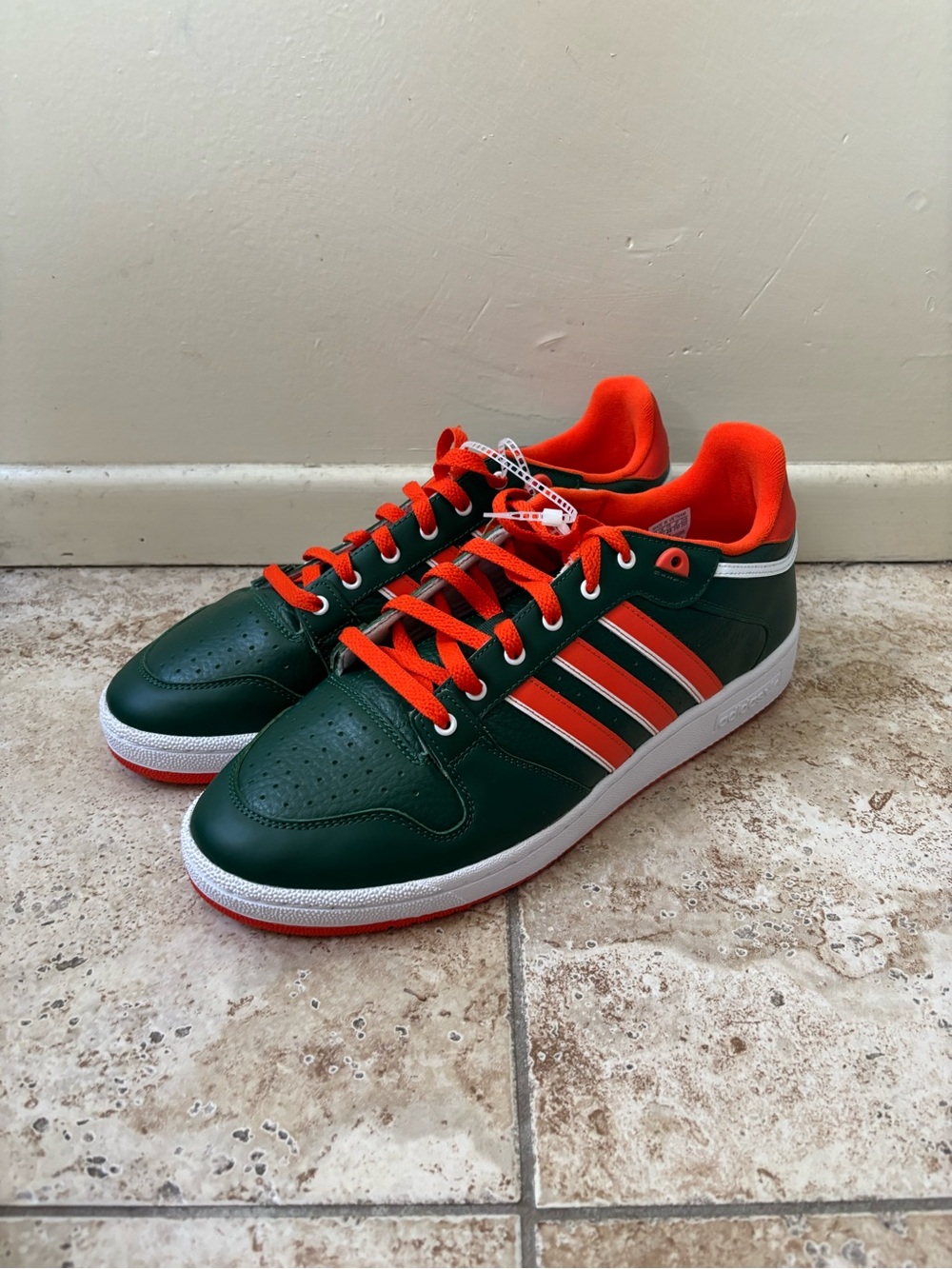Men Adidas Centennial RM NCAA Pack Miami Hurricanes Shoes IH5363 Size 13 Green